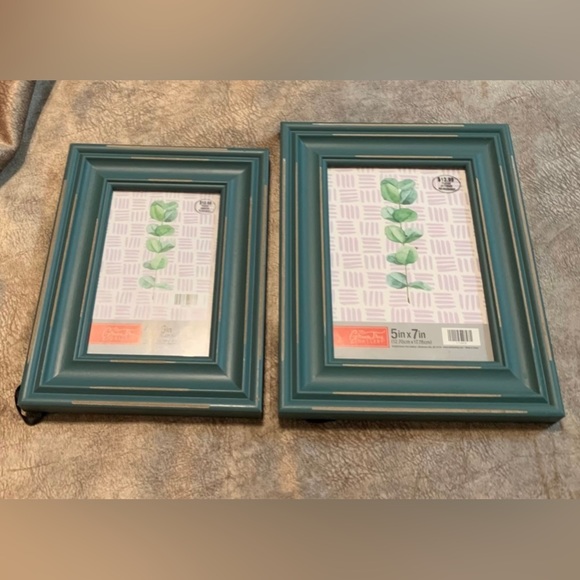 2 Teal Wooden Frames NWT - Picture 12 of 12